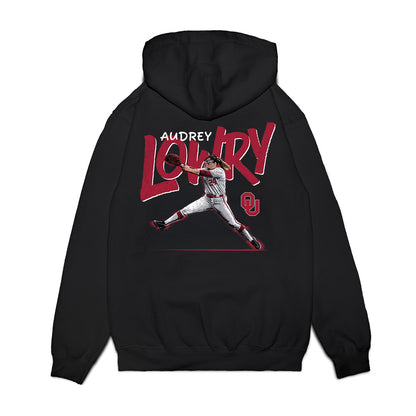 Oklahoma - NCAA Softball : Audrey Lowry - Collage Premium Hooded Sweatshirt-1