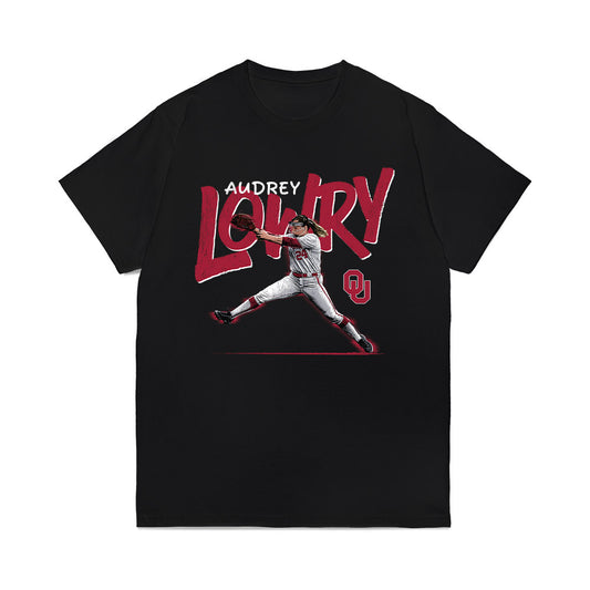 Oklahoma - NCAA Softball : Audrey Lowry - Collage Comfort Colors T-Shirt-0