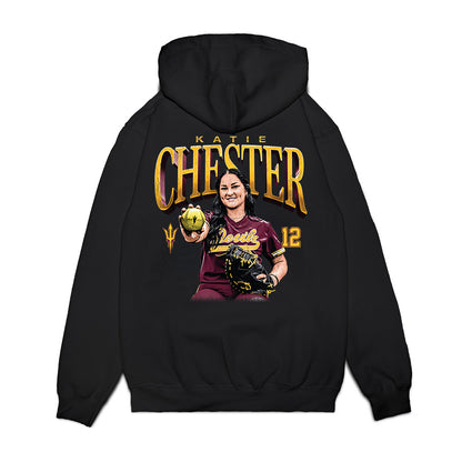 Arizona State - NCAA Softball : Katie Chester - Collage Premium Hooded Sweatshirt-1