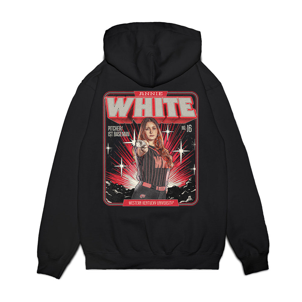 Western Kentucky - NCAA Softball : Annie White - Collage Premium Hooded Sweatshirt-1