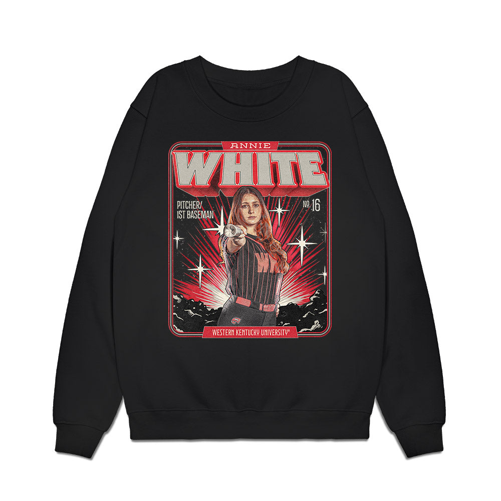 Western Kentucky - NCAA Softball : Annie White - Collage Premium Crewneck Sweatshirt-0