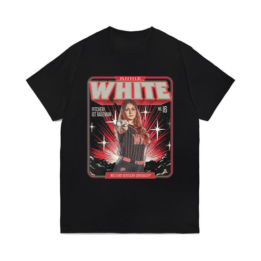 Western Kentucky - NCAA Softball : Annie White - Collage Comfort Colors T-Shirt-0