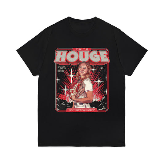 Western Kentucky - NCAA Softball : Erica Houge - Comfort Colors T-Shirt-0