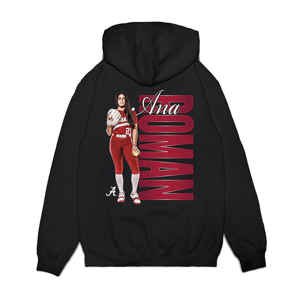 Alabama - NCAA Softball : Ana Roman - Collage Premium Hooded Sweatshirt-1