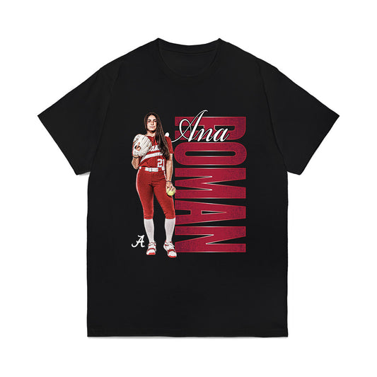 Alabama - NCAA Softball : Ana Roman - Collage Comfort Colors T-Shirt-0