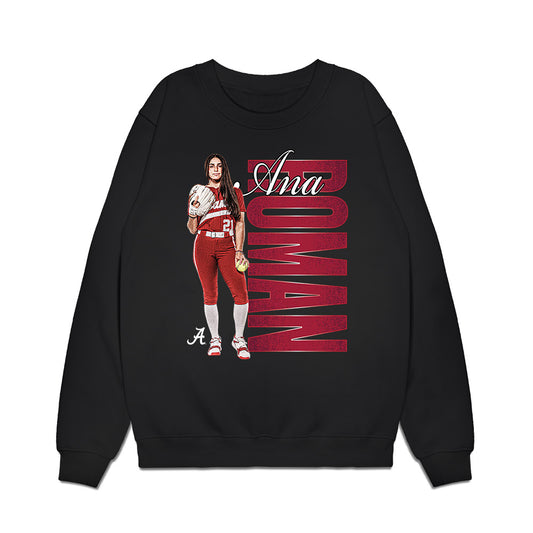 Alabama - NCAA Softball : Ana Roman - Collage Premium Crewneck Sweatshirt-0