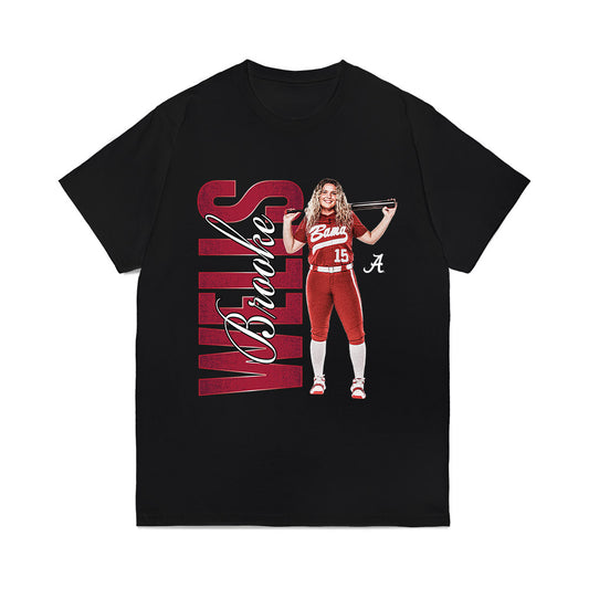 Alabama - NCAA Softball : Brooke Wells - Comfort Colors T-Shirt-0