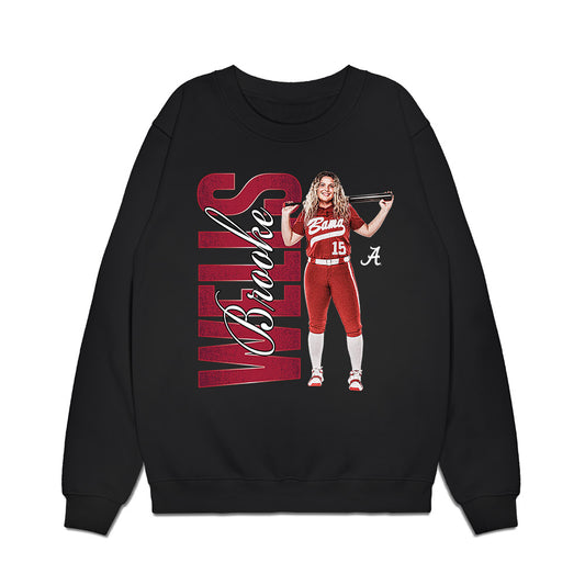 Alabama - NCAA Softball : Brooke Wells - Premium Crewneck Sweatshirt-0