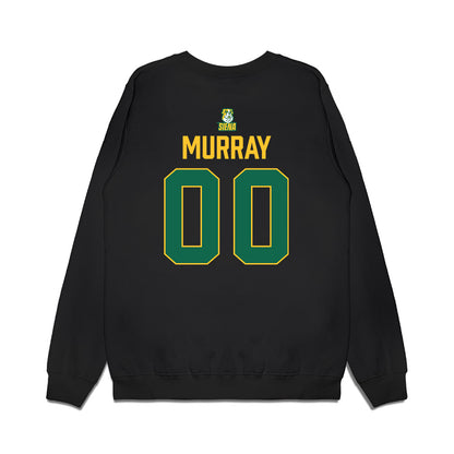 Siena - NCAA Men's Basketball : Danny Murray - Conference Champions Premium Crewneck Sweatshirt-1