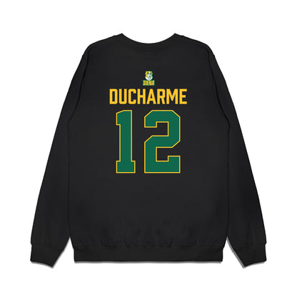 Siena - NCAA Men's Basketball : Reid Ducharme - Conference Champions Premium Crewneck Sweatshirt-1