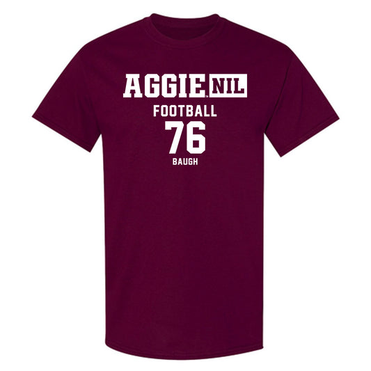 Texas A&M - NCAA Football : Trovon Baugh - Aggies NIL Classic Shersey T-Shirt-0