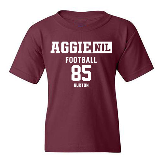 Texas A&M - NCAA Football : Chase Burton - Aggies NIL Classic Shersey Youth T-Shirt-0