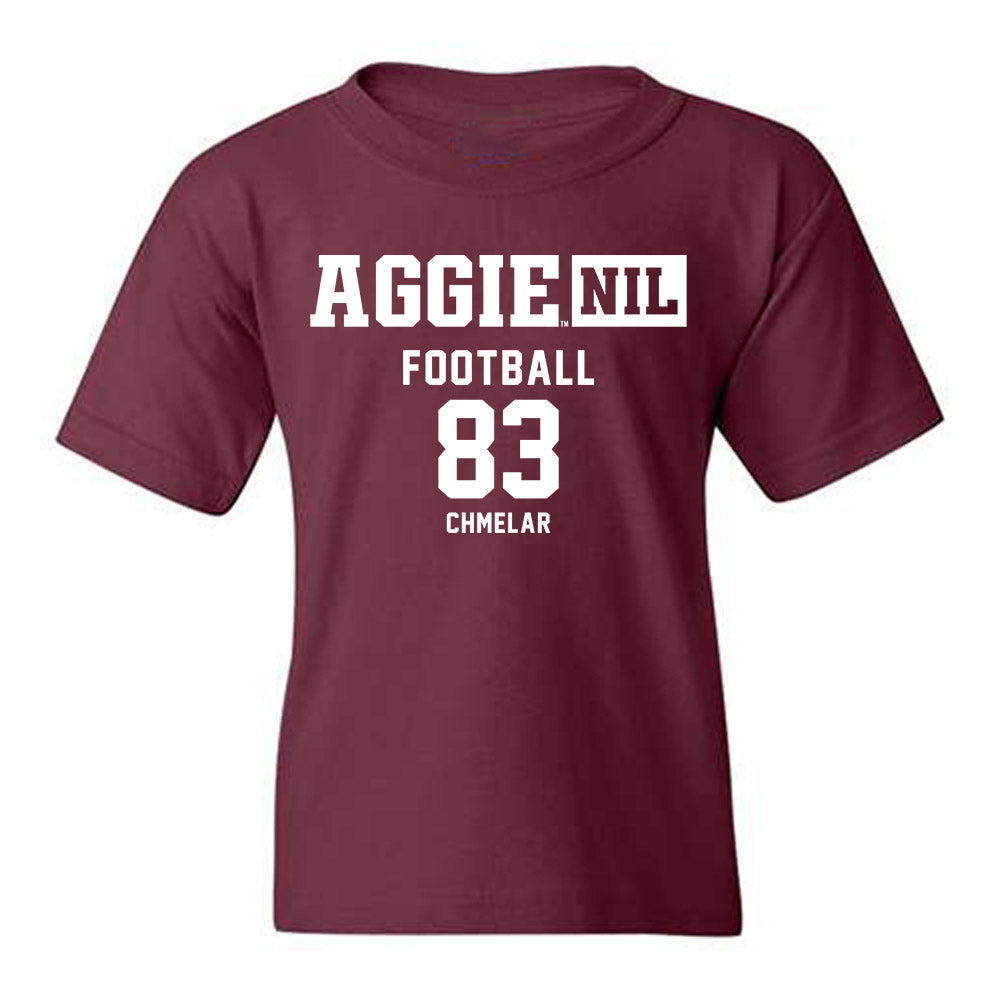 Texas A&M - NCAA Football : Colton Chmelar - Aggies NIL Classic Shersey Youth T-Shirt-0