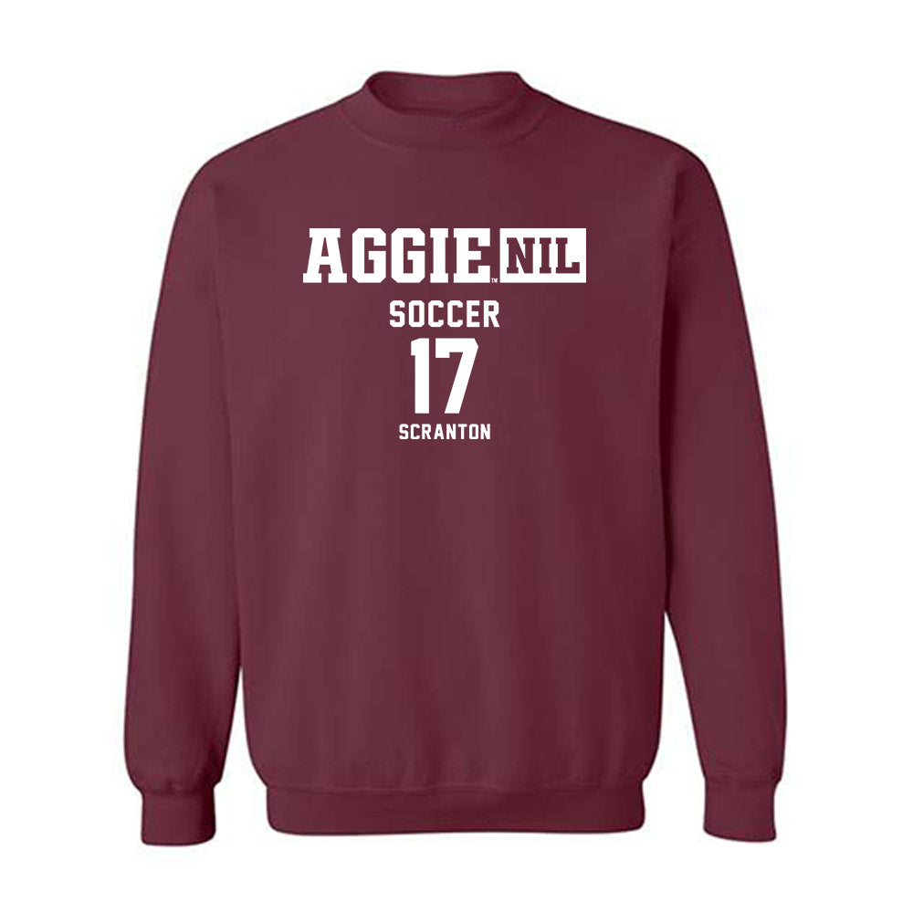 Texas A&M - NCAA Women's Soccer : Mia Scranton - Aggies NIL Classic Shersey Crewneck Sweatshirt-0
