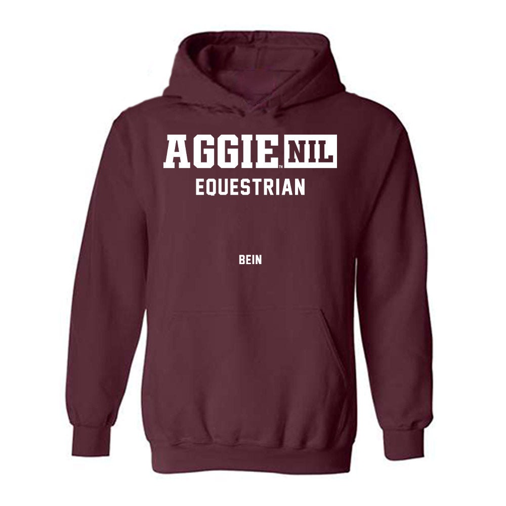Texas A&M - NCAA Equestrian : Mckenna Bein - Aggies NIL Classic Shersey Hooded Sweatshirt-0