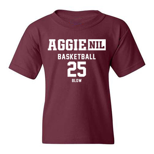 Texas A&M - NCAA Women's Basketball : Salese Blow - Aggies NIL Classic Shersey Youth T-Shirt-0