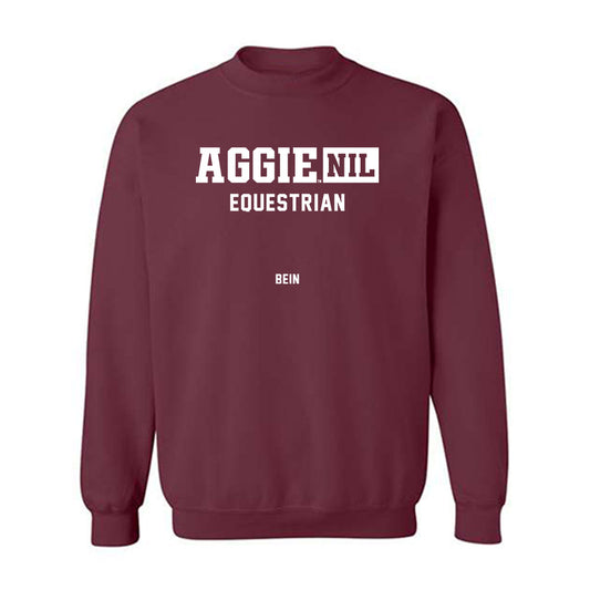Texas A&M - NCAA Equestrian : Mckenna Bein - Aggies NIL Classic Shersey Crewneck Sweatshirt-0