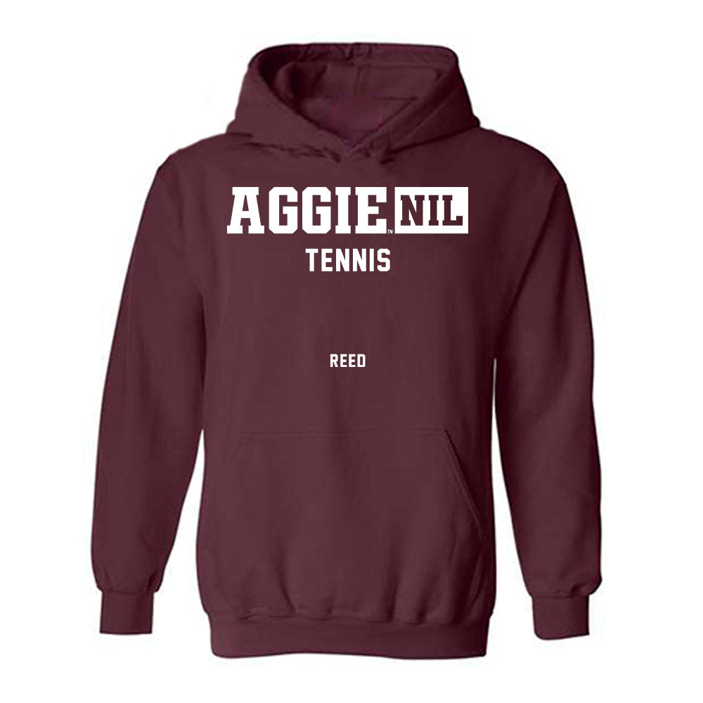 Texas A&M - NCAA Women's Tennis : Lexington Reed - Aggies NIL Classic Shersey Hooded Sweatshirt-0