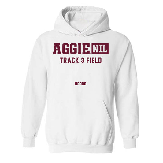 Texas A&M - NCAA Men's Track & Field : Stefon Dodoo - Aggies NIL Classic Shersey Hooded Sweatshirt-0