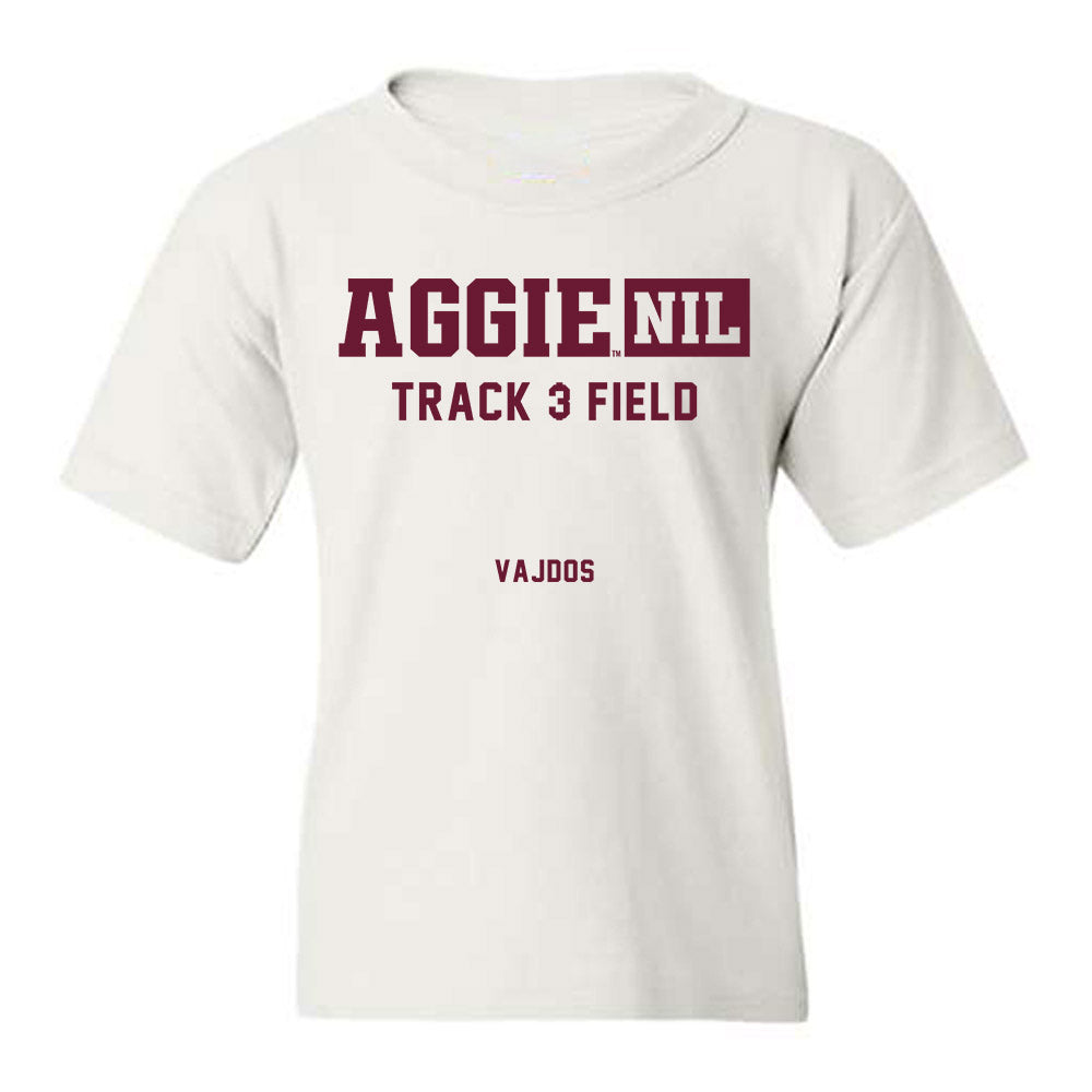 Texas A&M - NCAA Women's Track & Field : Ella Vajdos - Aggies NIL Classic Shersey Youth T-Shirt-0