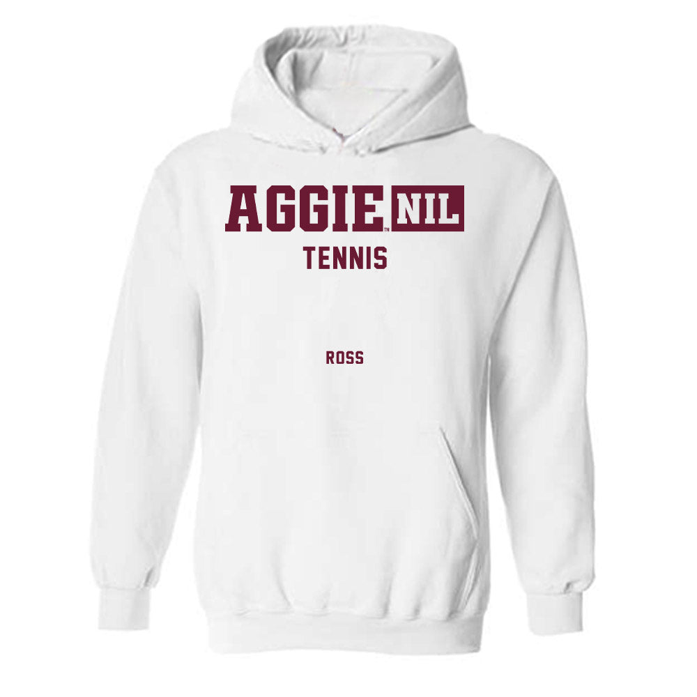 Texas A&M - NCAA Men's Tennis : Matthis Ross - Aggies NIL Classic Shersey Hooded Sweatshirt-0
