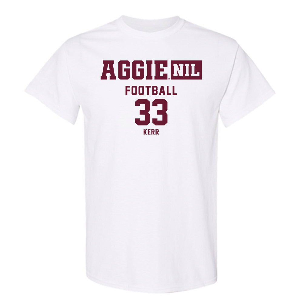 Texas A&M - NCAA Football : Jarred Kerr - Aggies NIL Classic Shersey T-Shirt-0