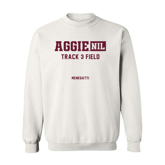 Texas A&M - NCAA Women's Track & Field : Bradie Menegatti - Aggies NIL Classic Shersey Crewneck Sweatshirt-0