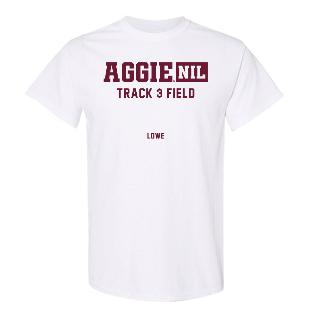 Texas A&M - NCAA Women's Track & Field : Tyler Lowe - Aggies NIL Classic Shersey T-Shirt-0