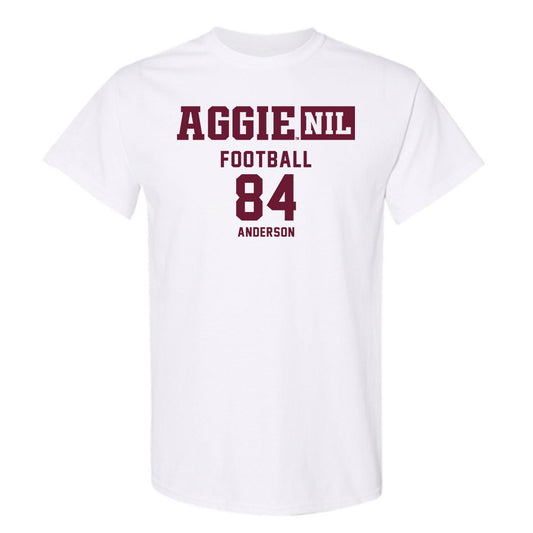 Texas A&M - NCAA Football : Richie Anderson - Aggies NIL Classic Shersey T-Shirt-0
