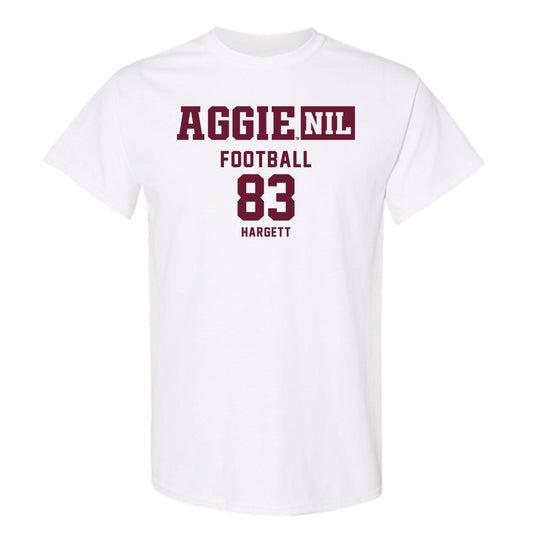 Texas A&M - NCAA Football : Will Hargett - Aggies NIL Classic Shersey T-Shirt-0