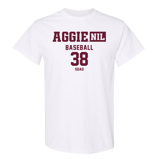 Texas A&M - NCAA Baseball : Shane Sdao - Aggies NIL Classic Shersey T-Shirt-0