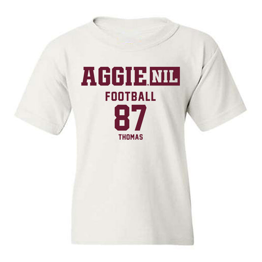 Texas A&M - NCAA Football : Houston Thomas - Aggies NIL Classic Shersey Youth T-Shirt-0