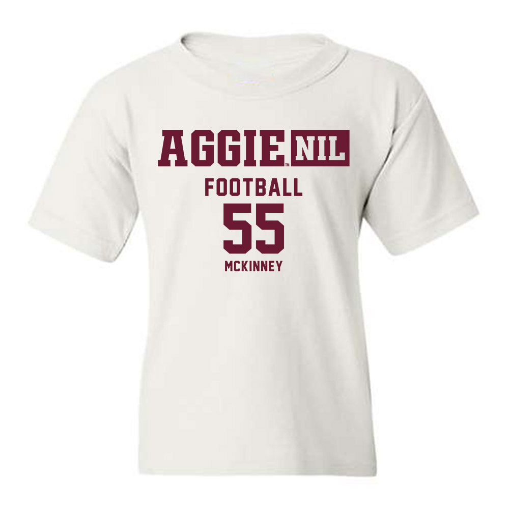 Texas A&M - NCAA Football : Hunter McKinney - Aggies NIL Classic Shersey Youth T-Shirt-0