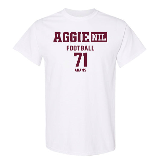 Texas A&M - NCAA Football : Tyree Adams - Aggies NIL Classic Shersey T-Shirt-0