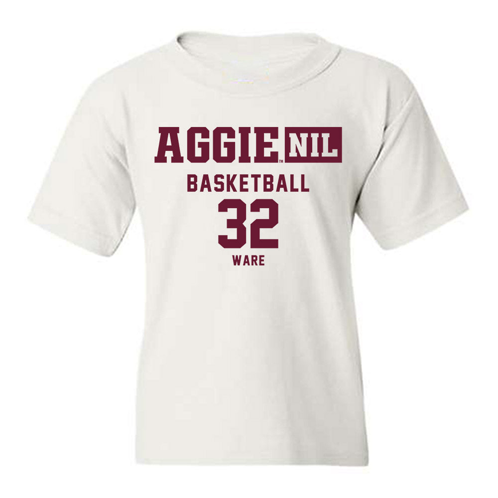 Texas A&M - NCAA Women's Basketball : Lauren Ware - Aggies NIL Classic Shersey Youth T-Shirt-0