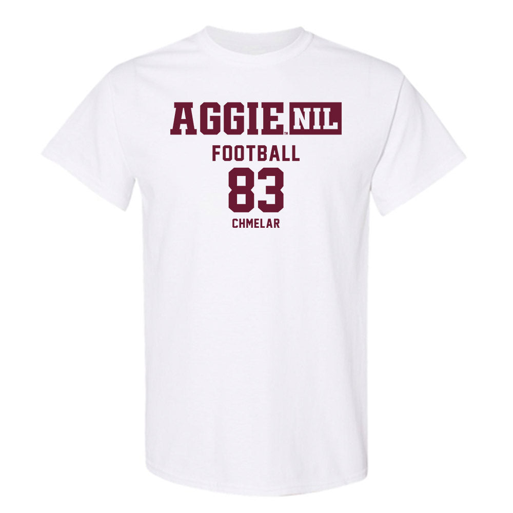 Texas A&M - NCAA Football : Colton Chmelar - Aggies NIL Classic Shersey T-Shirt-0