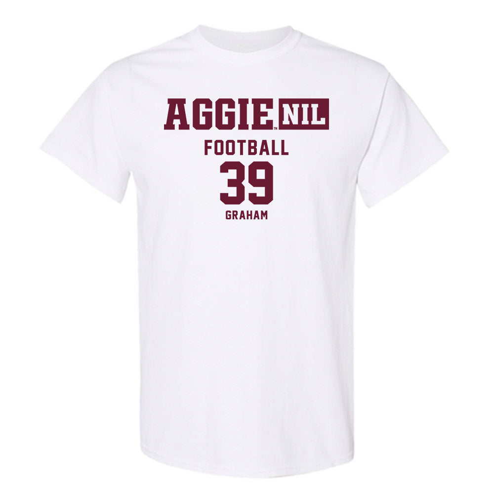 Texas A&M - NCAA Football : Adam Graham - Aggies NIL Classic Shersey T-Shirt-0