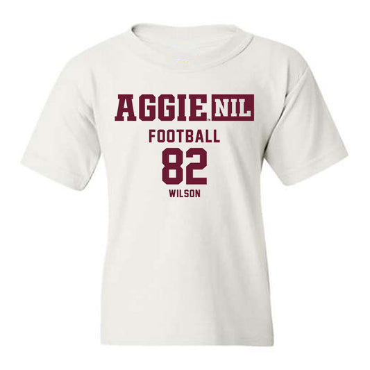 Texas A&M - NCAA Football : Jonah Wilson - Aggies NIL Classic Shersey Youth T-Shirt-0