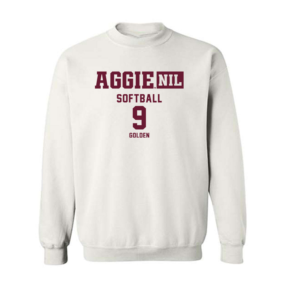 Texas A&M - NCAA Softball : Hailey Golden - Aggies NIL Classic Shersey Crewneck Sweatshirt-0