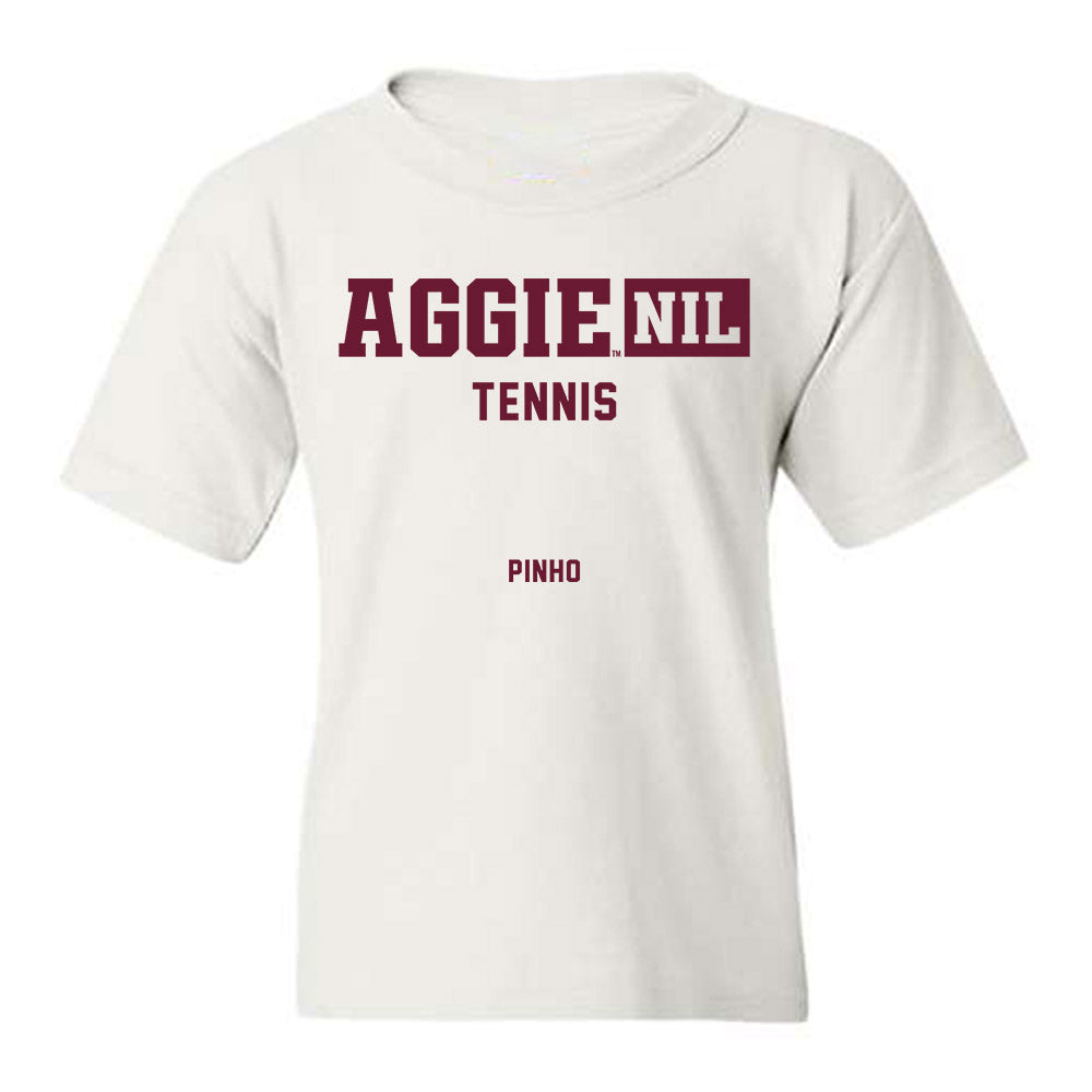 Texas A&M - NCAA Men's Tennis : Tomas Pinho - Aggies NIL Classic Shersey Youth T-Shirt-0
