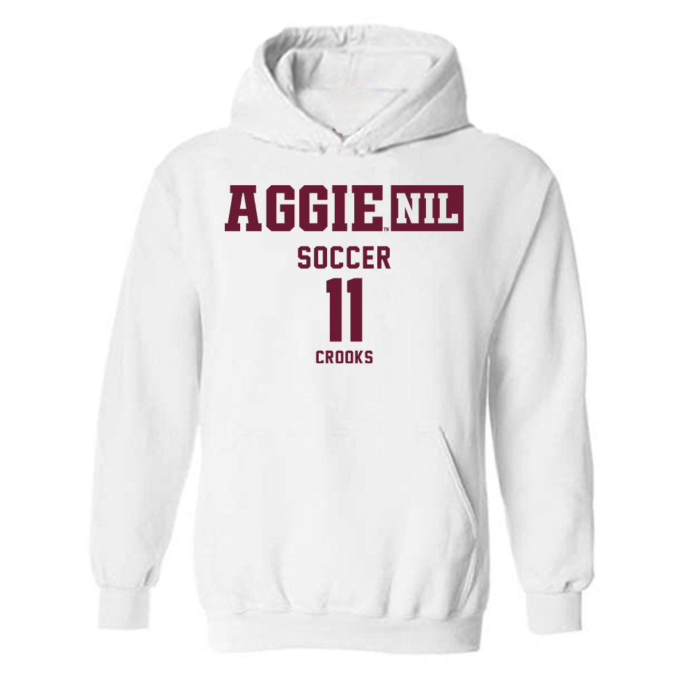 Texas A&M - NCAA Women's Soccer : Riley Crooks - Aggies NIL Classic Shersey Hooded Sweatshirt-0