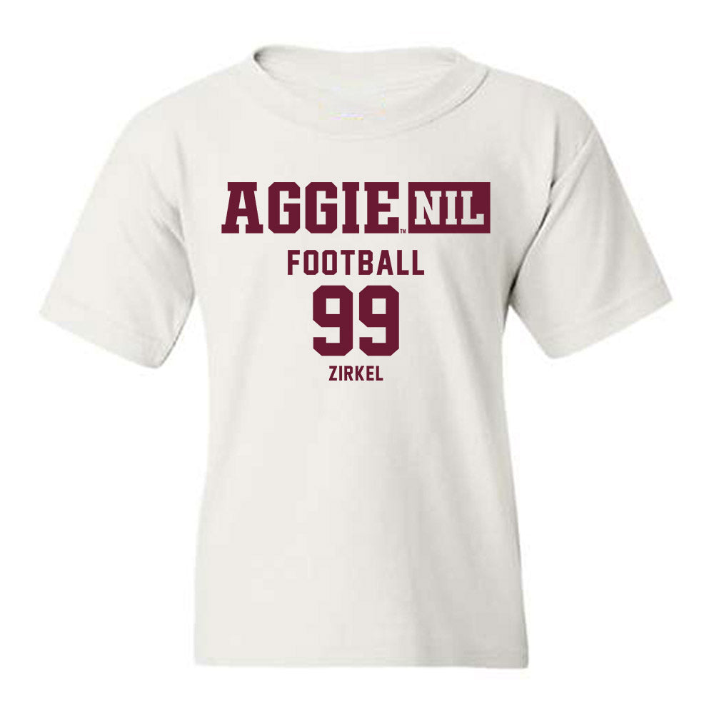 Texas A&M - NCAA Football : Jared Zirkel - Aggies NIL Classic Shersey Youth T-Shirt-0