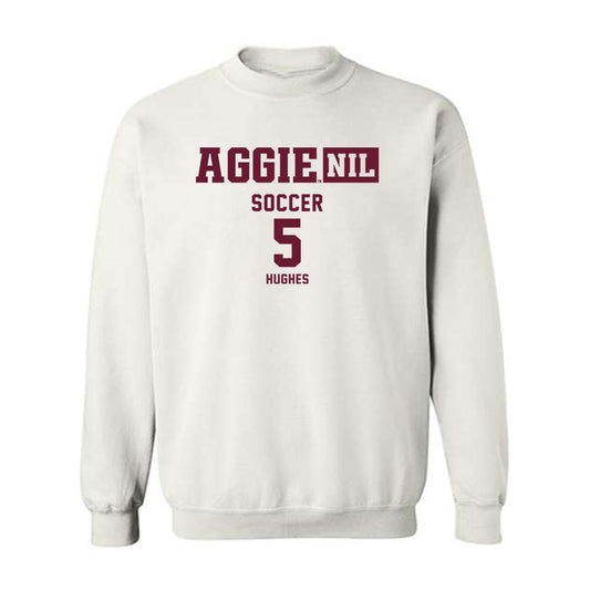 Texas A&M - NCAA Women's Soccer : Blake Hughes - Aggies NIL Classic Shersey Crewneck Sweatshirt-0