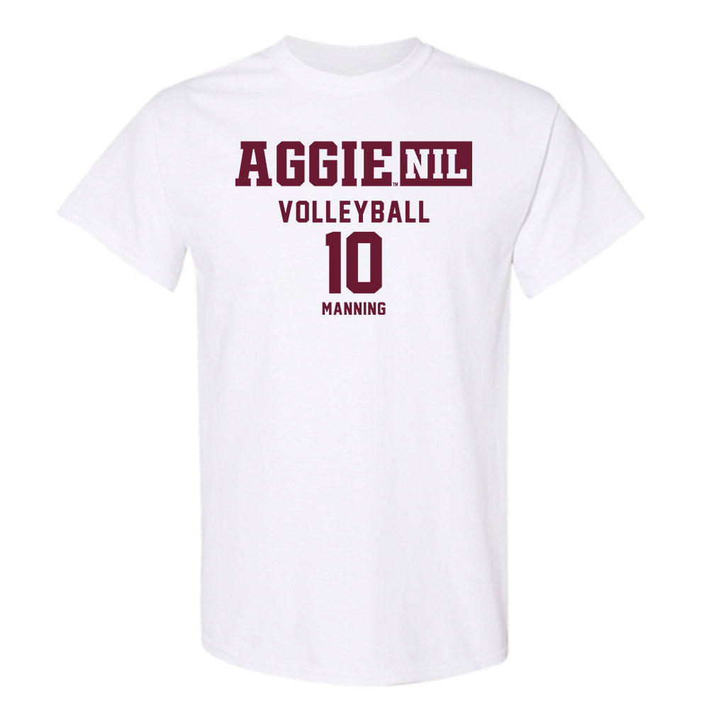 Texas A&M - NCAA Women's Volleyball : Margot Manning - Aggies NIL Classic Shersey T-Shirt-0