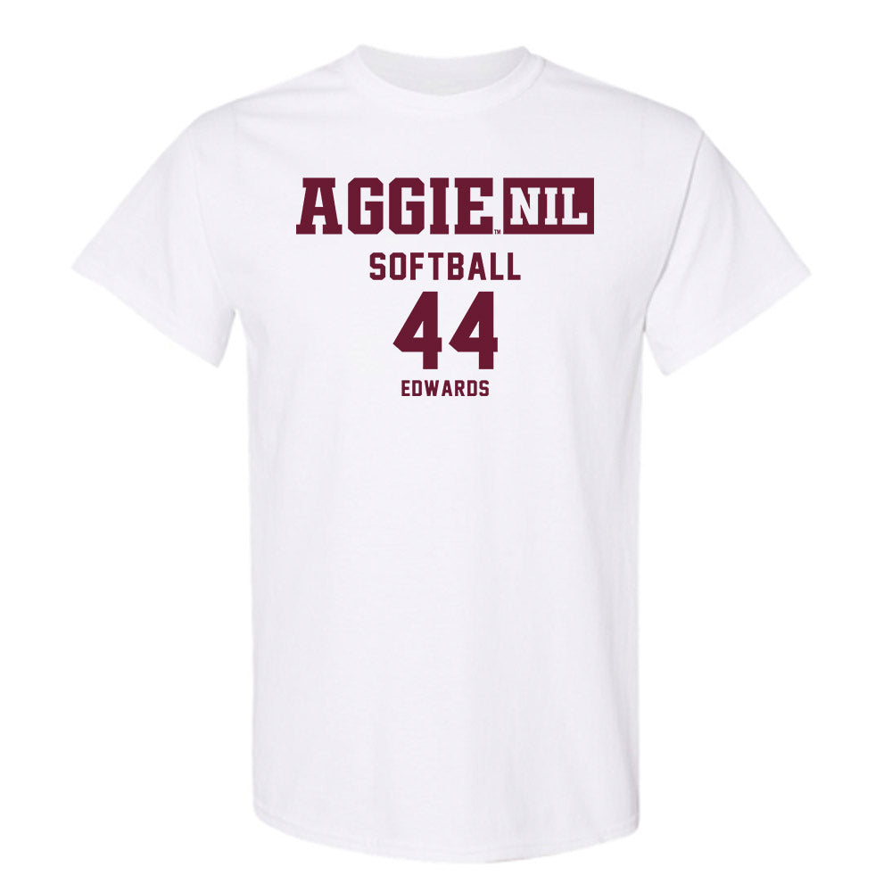 Texas A&M - NCAA Softball : Tallen Edwards - Aggies NIL Classic Shersey T-Shirt-0