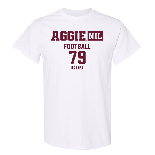 Texas A&M - NCAA Football : Lamont Rogers - Aggies NIL Classic Shersey T-Shirt-0