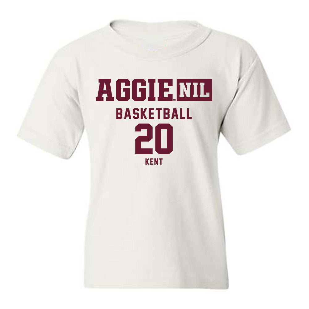 Texas A&M - NCAA Women's Basketball : Janae Kent - Aggies NIL Classic Shersey Youth T-Shirt-0