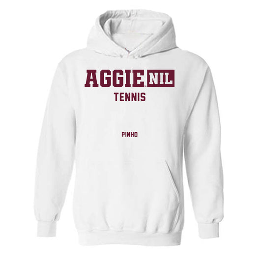 Texas A&M - NCAA Men's Tennis : Tomas Pinho - Aggies NIL Classic Shersey Hooded Sweatshirt-0