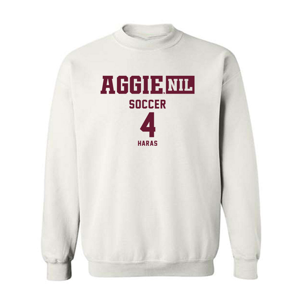 Texas A&M - NCAA Women's Soccer : Juliet Haras - Aggies NIL Classic Shersey Crewneck Sweatshirt-0