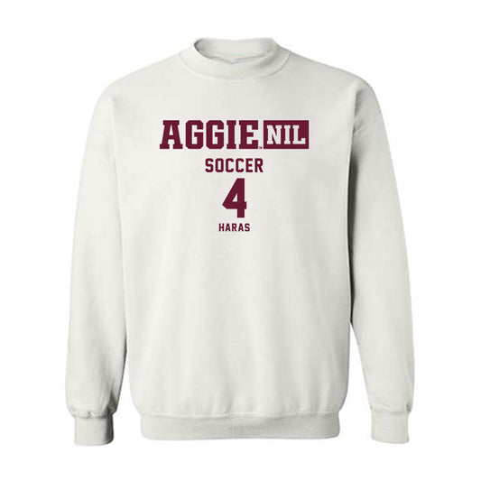 Texas A&M - NCAA Women's Soccer : Juliet Haras - Aggies NIL Classic Shersey Crewneck Sweatshirt-0